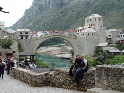 starý-nový most v Mostaru